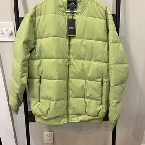 Green Puffer Jacket